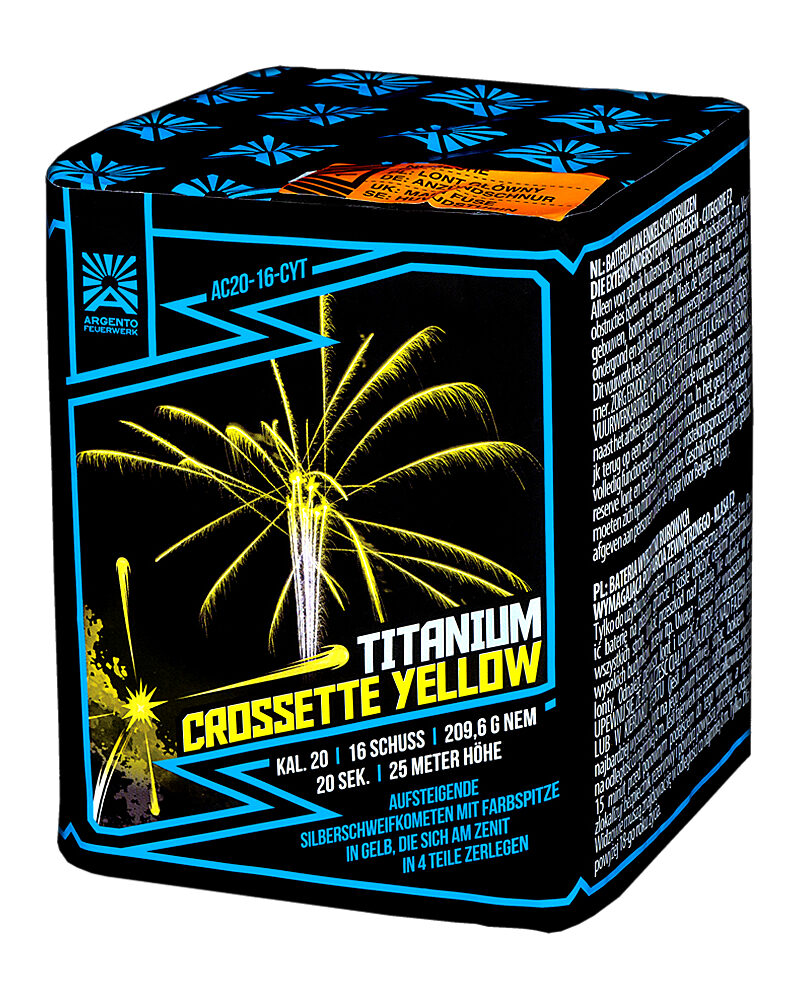 Titanium Crossette Yellow