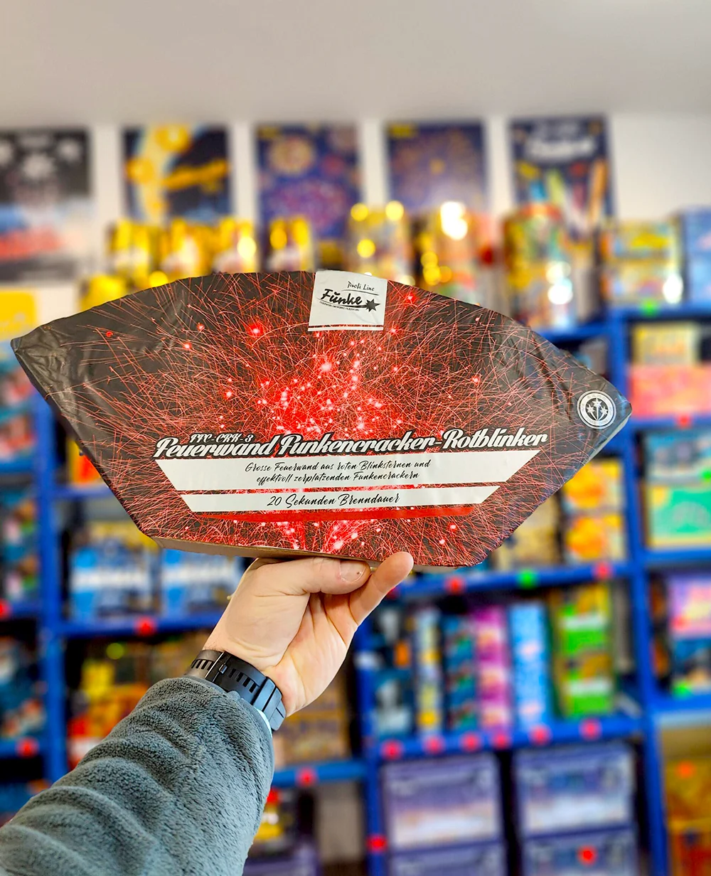Feuerwand Funkencracker-Rotblinker