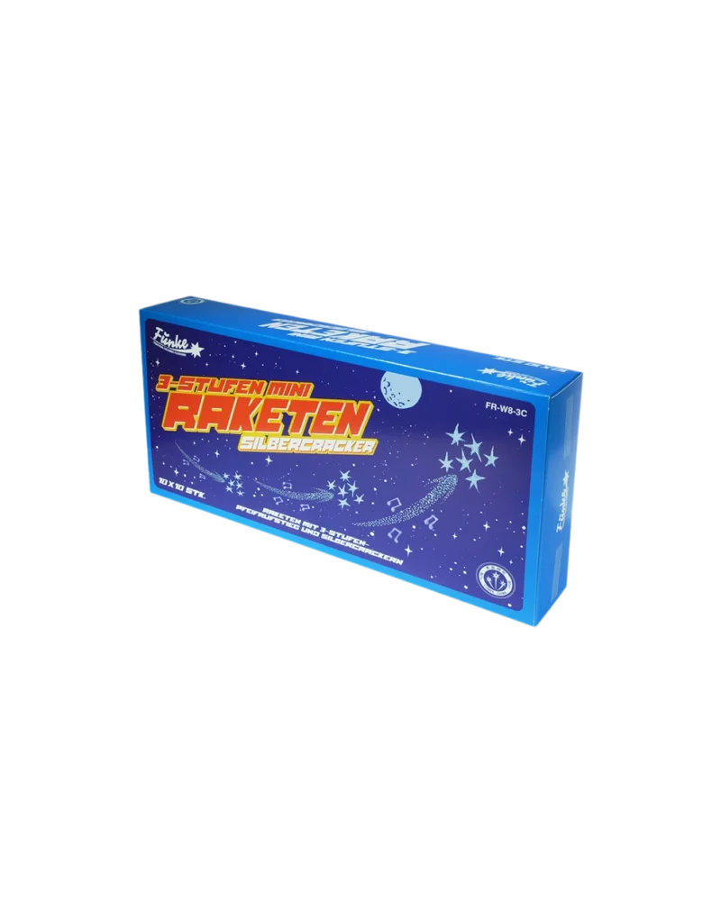 3-Stufen Mini-Raketen Silbercracker - product
