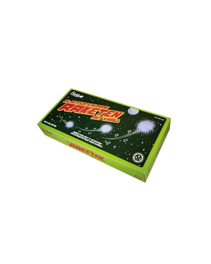 3-Stufen Mini-Raketen mit Knall - product