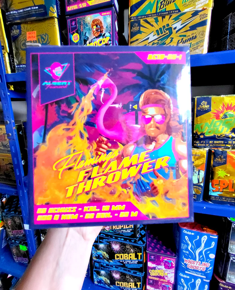 Flamingo Flamethrower