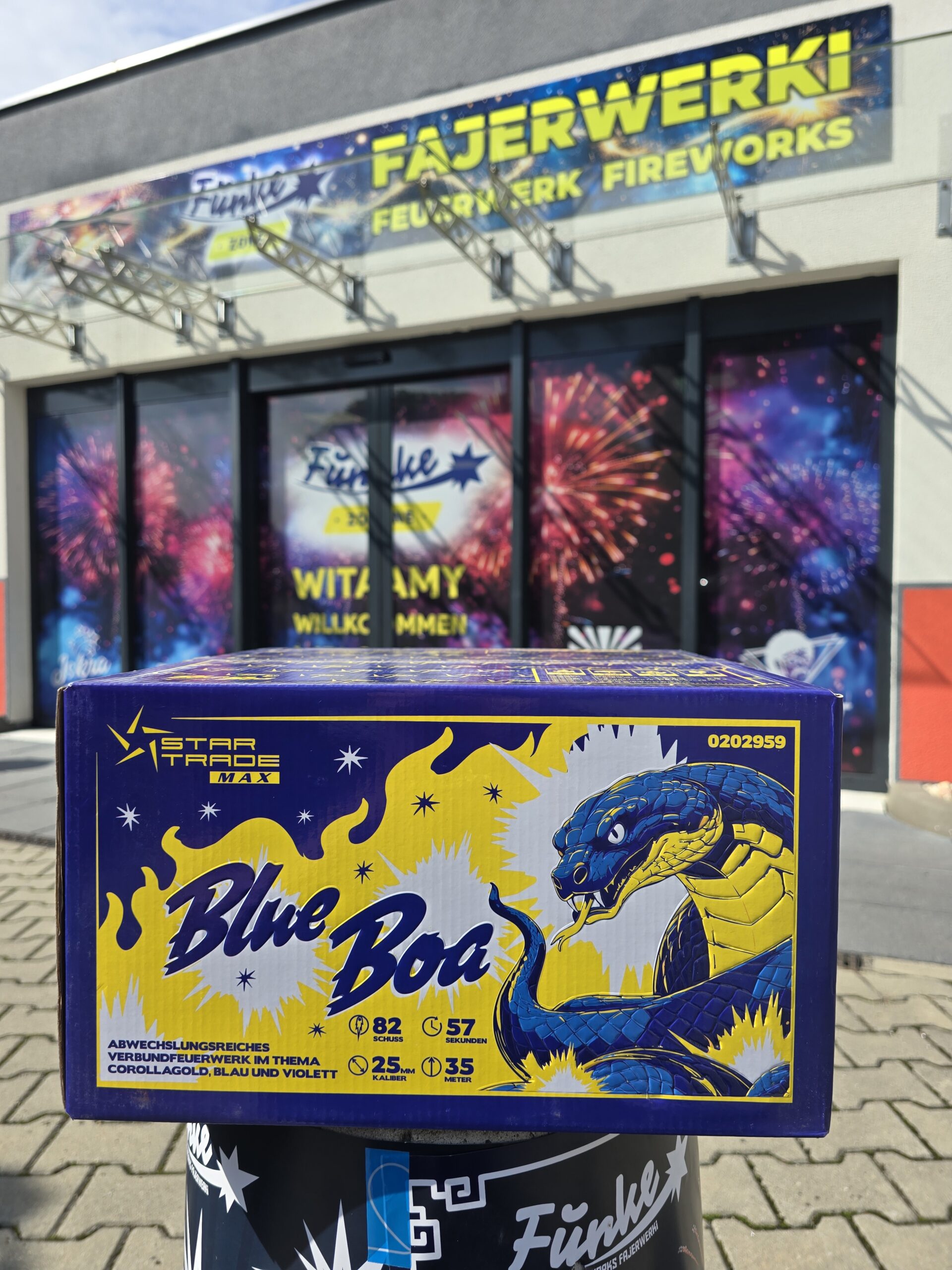 Blue boa