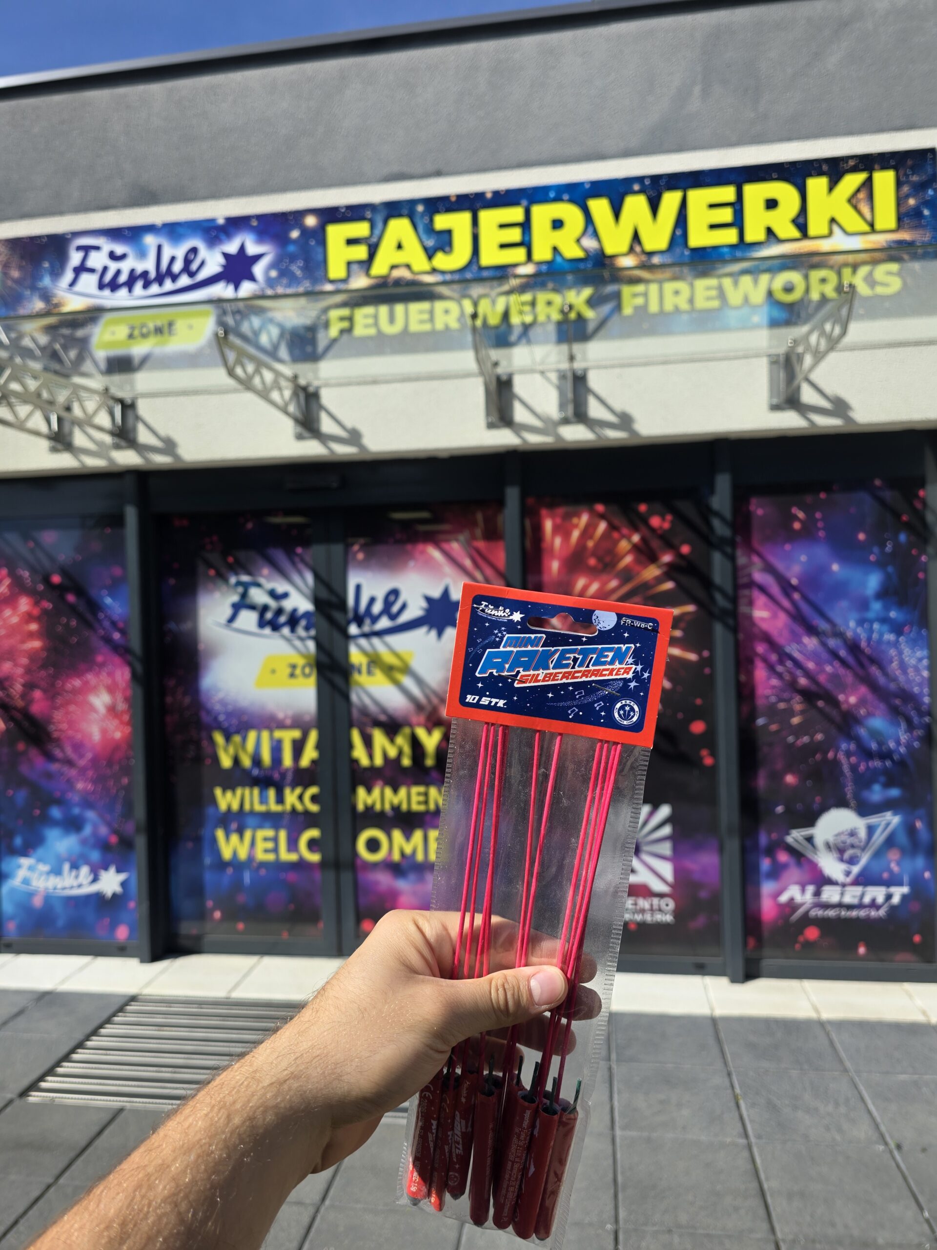 Mini-Raketen Silbercracker